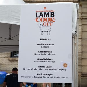 Lambfest Team 1 Sign