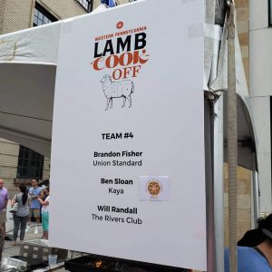 Lambfest Team 4 Sign