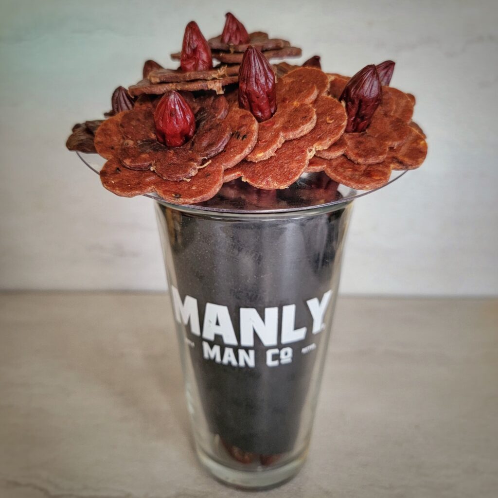 Beef Jerky Flower Bouquet (Mixed, Full Dozen)