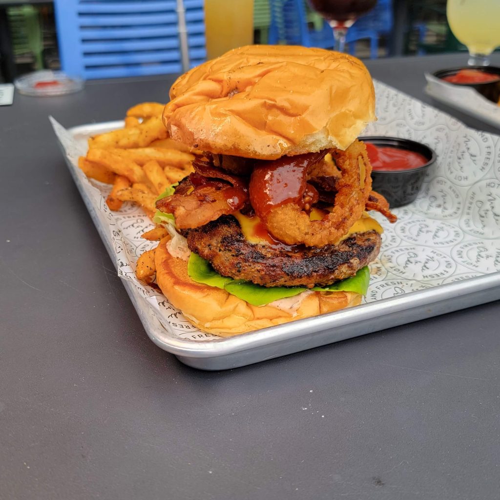 Cowboy Burger from Charred at City Kitchen