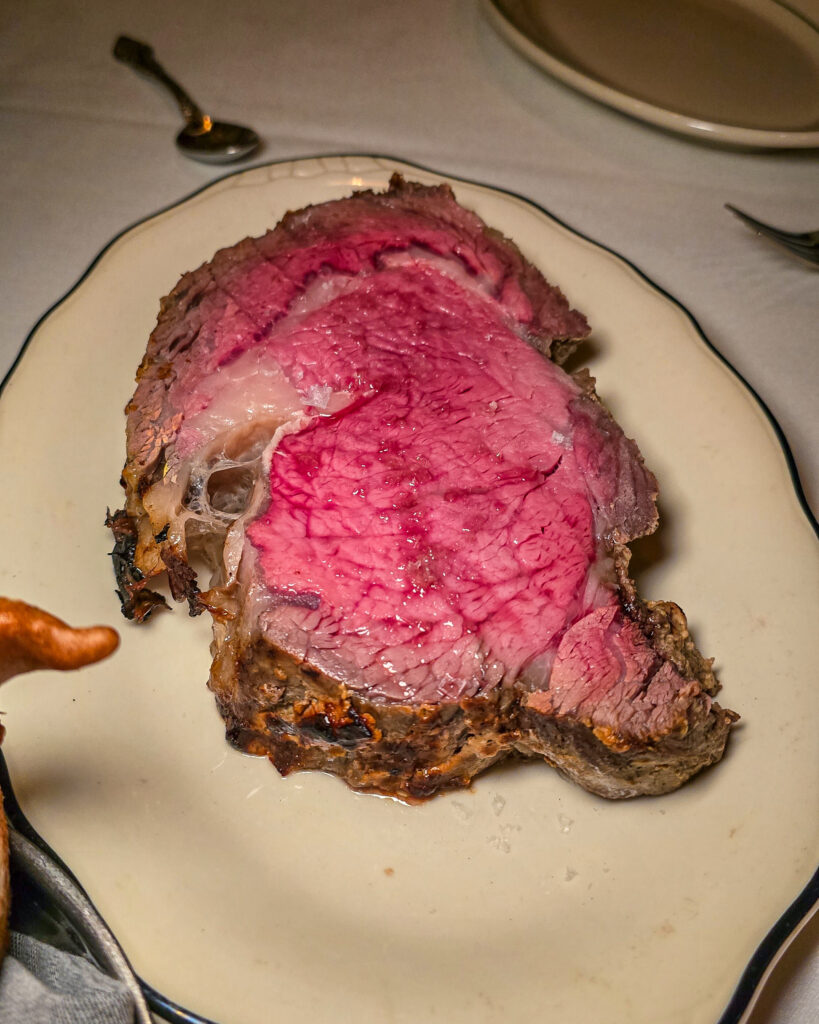 prime rib at rib room