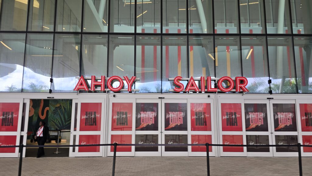 Virgin Voyages Terminal Entrance at Port Miami